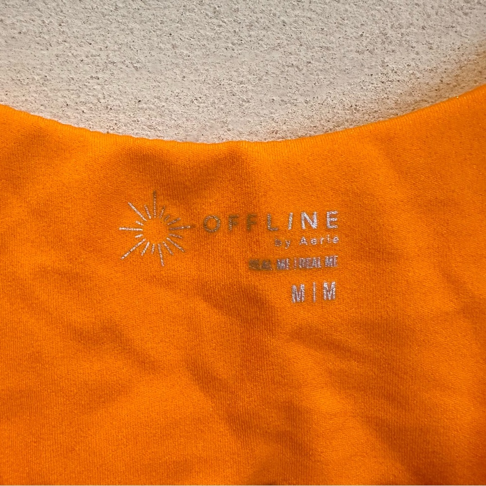 Aerie Offline Orange Low Key Dress Skort - Picture 3 of 6
